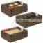 Hot Selling Household Natural Woven Seagrass Storage Baskets Pack of 3 Storage Basket Wholesale