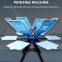 Six-station manual rotary screen printing machine, efficient and flexible printing of new tools