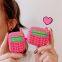 2024 pink Wireless Earphone Case for Airpods Pro 1 2 3 Anime Cartoon Cute Silicone Protective Soft Cover