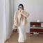Winter's new short fur one-piece eco-friendly fur coat for women, imitation mink fur coat in Korean style, with a high-end and fashionable feel