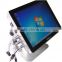 OEM customized full aluminum stand used for 10-22inch all in one pc desktop and lcd monitor
