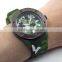 FT1189_GN Colorful Silicone Strap Japan quartz movt soldier Camouflage War style Watch