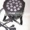 Four original color RGBW 4 in 1 professional LED par can light 18*12w for stage show outdoor