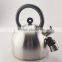 2.0L eco-friendly of stainless steel whistilling kettle teapot