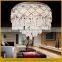 clear new design round modern crystal chandelier