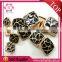 2015 mini easy metal button in square shape for jackets