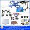 Multi color hand operate screen printing machine for tshirt