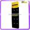 Movie guide corrugated peg hook floor display stand