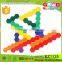 Children Educational Toys Preschool Game Colorful Rainbow Wooden IQ Block Puzzle for Kids
