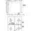 Stainless steel glass holding clamps patch fitting (DL-038)