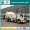 Best condition SINOTRUK small concrete mixer truck with pump