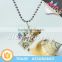 Wish Bottle Necklace Charm Necklace with Natural Stone Pieces In Bottle                        
                                                Quality Choice