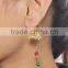 Indian Traditional New Green Ruby Exclusive Fashion Ear Cuff