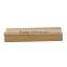 Wooden box with hinge