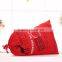 Christmas Red Santa Sacks Drawstring Gift Bag