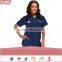 Wholesale OEM Popular Fashion Classics Women's 4 Pocket V-Neck Solid Top/Hospital uniformTop/Nurse Uniform
