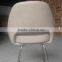 classic office furniture Eero Saarinen fiberglass reception chair