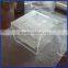 Custom printed clear flower delivery box , elegant acrylic flower packaging box
