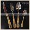 Gold Plated inox 72pcs Cutlery Set