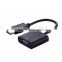 Black Mini DisplayPort/ DP Male To VGA Female Cable Converter Adapter
