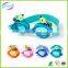 Lovely soft silicone cartoon kids swimming goggles