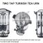 Two tap turkish stainless steel tea urn water heater water boiler 6-35 Liters with RoHS&LFGB