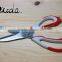 Multifunction stainless steel kitchen scissors with PP+TPR handle BD-S1630