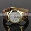 Best Selling Jewelry Brown Leather Wrist Watches Men