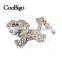 Fashion Jewelry Cute Little Dog Rhinestone Pin Brooch Women Girl Party Promotion Gift Apparel Accessories