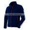 Latest design model casual sport fleece jacket with red color zipper for men