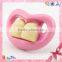 2015 Partypro pacifiers pink color ABS high quality silicone baby pacifier unique pacifiers funny soother pacifier