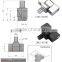 SK2-023 High Quality Exposed Hinge Cabinet Hinge made in China