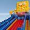 latest giant inflatable Spongebob theme giant slide game inflatable jumping inflatable toy for kids