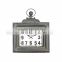 Cheap Prices Sales Custom Printed Iron Wall Paper Weight Clock