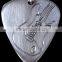 Latest Design Stainless Steel Teardrop Shaped Guitar Pick With Necklace