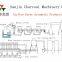 Hot airflow sawdust pipe dryer