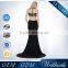 Beading Hollow Out Mermaid Halter Black Sexy Long Evening Dresses Porn                        
                                                Quality Choice