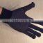 China famous brand Cotton string knitted PVC dotted gloves