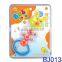 EN71 100% safe cute animal plastic baby rattles