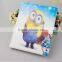 Cartoon Despicable Me Minions Rotation Case For iPad Air 2 iPad Air
