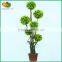 mini artificial topiary frame grass ball tree for garden decoration