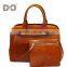 Vintage style genuine leather woman tote bag ;Tote Bag Style and Women Gender tote bag