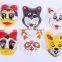 Cute Children Cartoon Designs Plastic Mask Cheap Kids Kindergarten Performance Masks Quality Choice