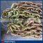 NACM96 Standard G70 Lashing Chains With Grab Hooks ,US Type Color Zinc Plated Transport Steel Chains
