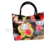 RTHHBC-34 Jaipuri Kantha Handmade Stitching Leather Canvas Ladies Tote Shopping Bags Jaipur Manufacturer