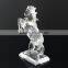 Customized crystal horse decoration pieces