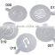 Food Grade Stainless Steel Cake Stencils and Coffee Stencils