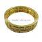 wholesale women metal alloy gold plated bangles artificial bangle with stretch