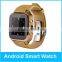 Touch screen mtk6572 android 3g watch phone for Android Phone call Bluetooth