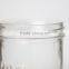 Airtight Clear Wholesale Cannister Glass Jar With Metal Lid